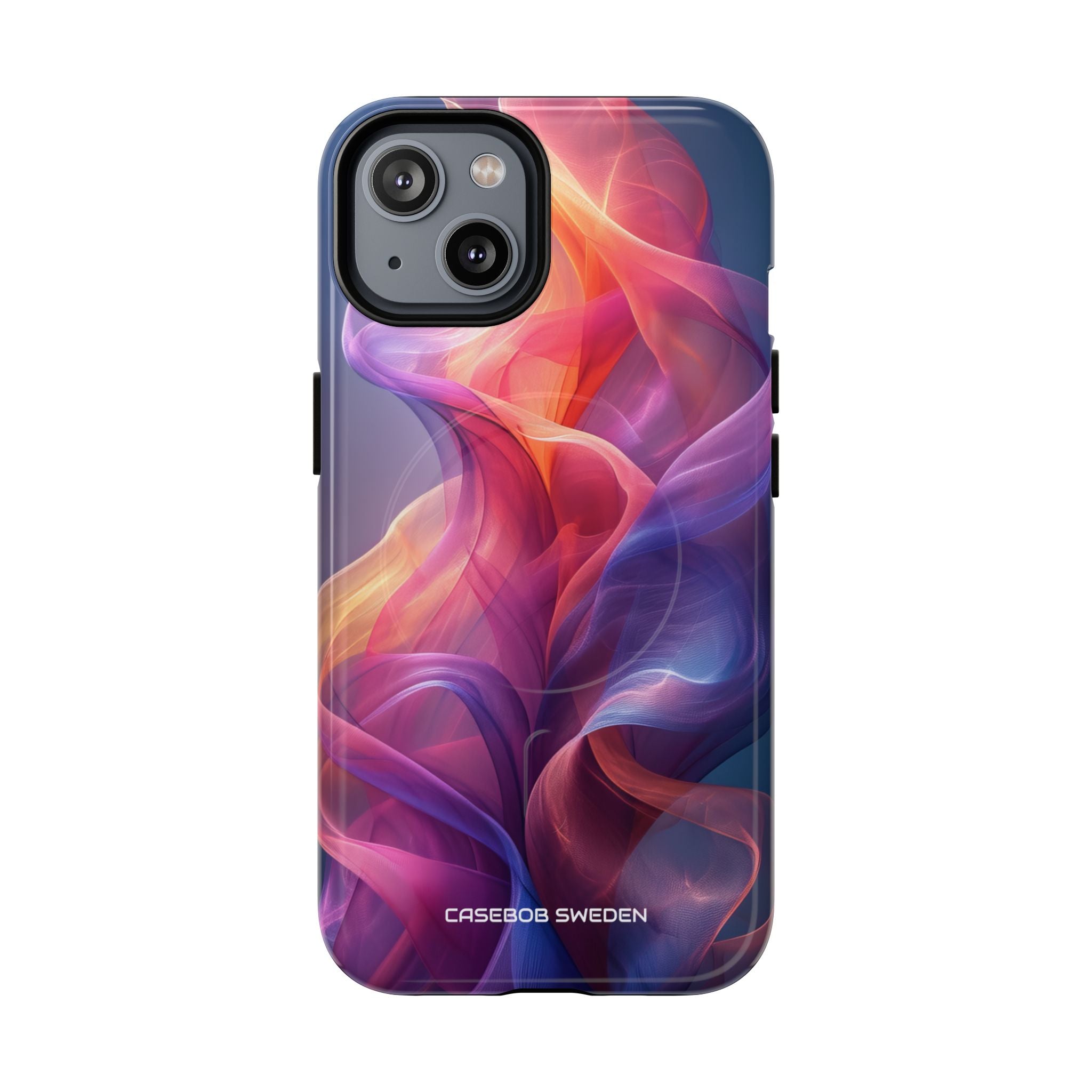 Violet Orange Flow - Tough+ iPhone 14 Phone Case