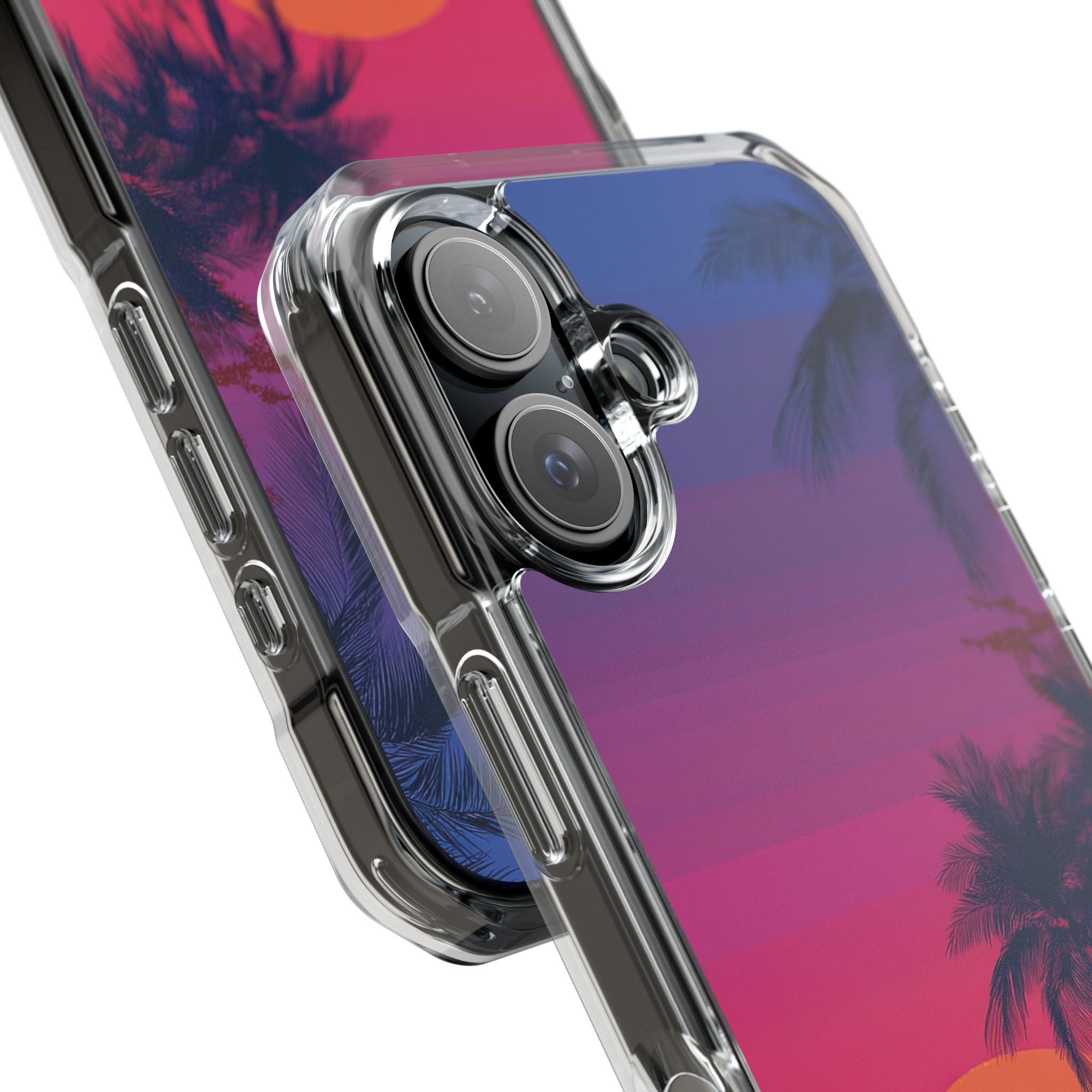 Tropical Sunset Silhouettes iPhone Case - Impact