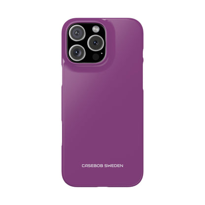 Plum Purple - Slim iPhone 16 Phone Case