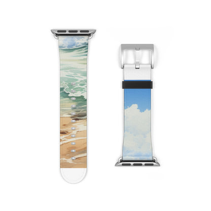 Foaming Blue Waves - Watch Band