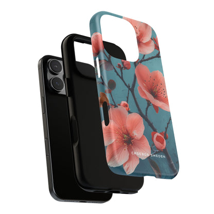 Floral Harmony Burst iPhone 16 - Tough Phone Case