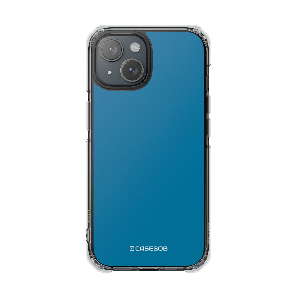 Cerulean Blue | Phone Case for iPhone (Clear Impact Case - Magnetic)