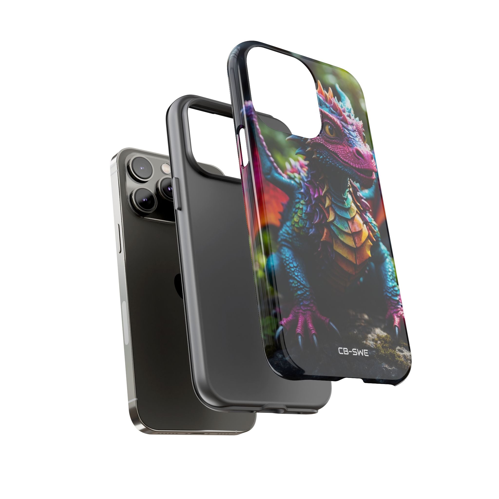 Friendly Dragon Smiles - iPhone Case