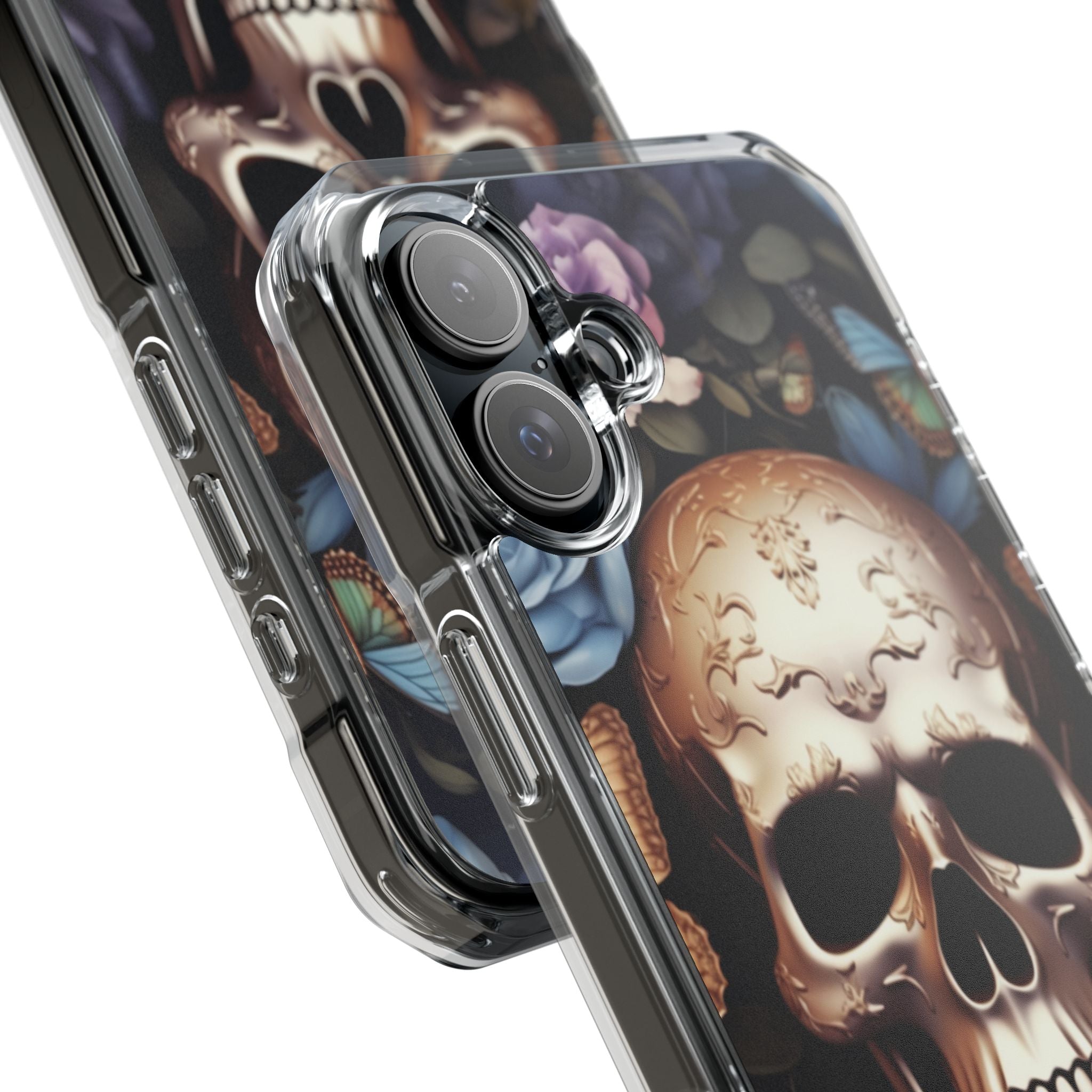 Skull Among Blossoms iPhone Case - Impact