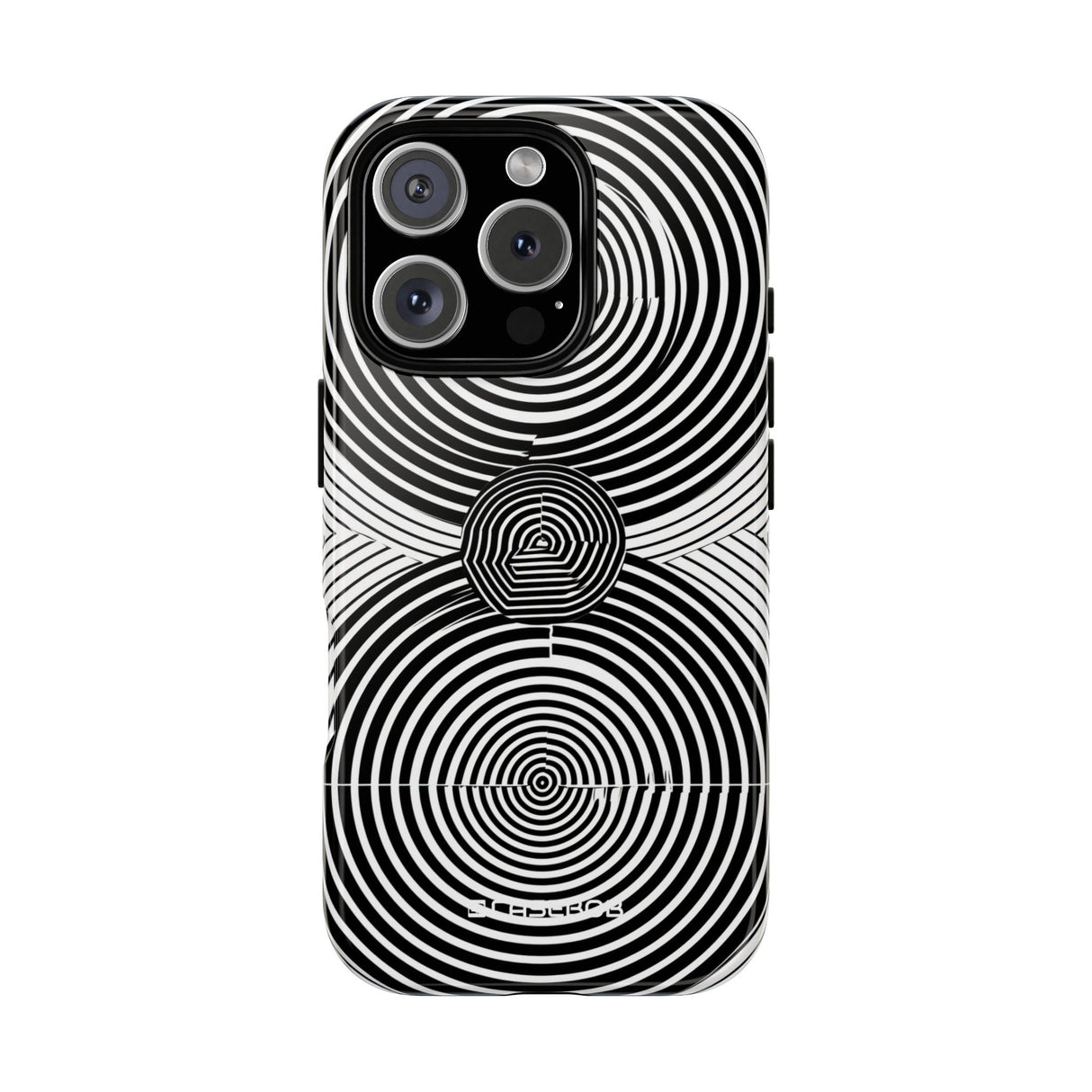 Dynamic Depth: Black and White Op-Art - for iPhone 16