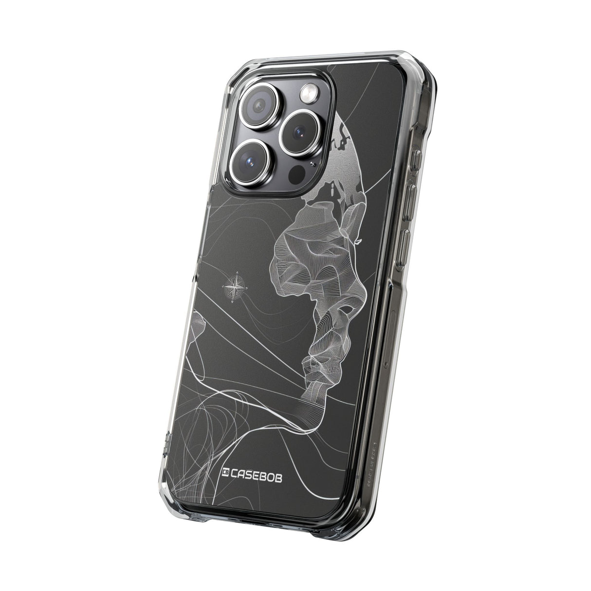 Fluid Earth Harmony - Phone Case for iPhone (Clear Impact - Magnetic)