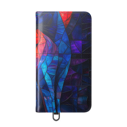 Stained Glass Cat - Samsung S24 Case - Wallet