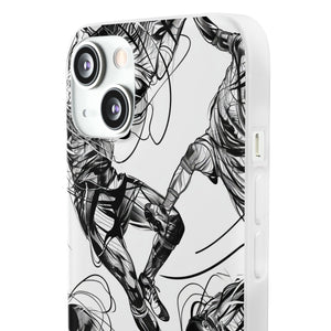 Dynamic Athletic Surrealism | Flexible Phone Case for iPhone