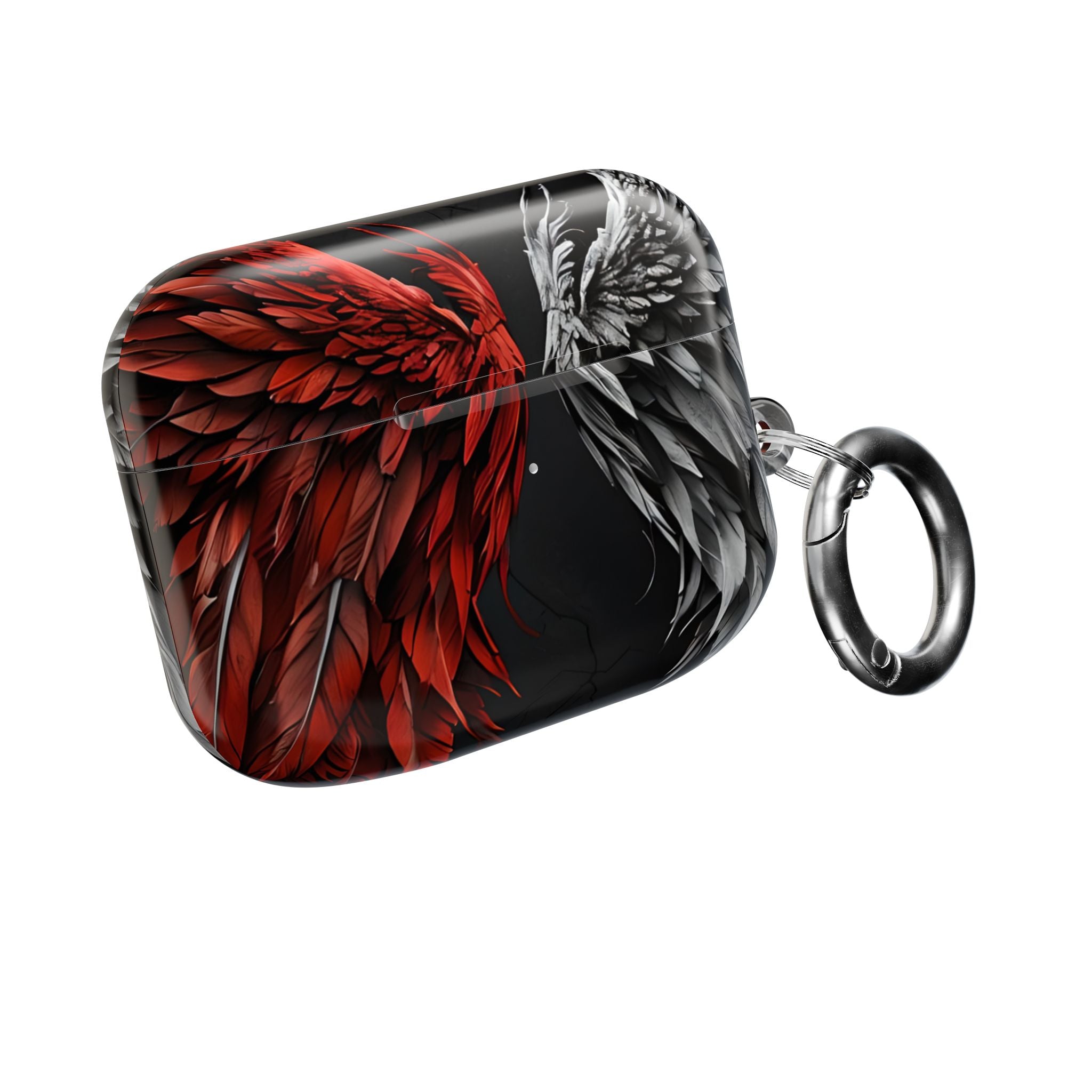 Crimson Silver Wings - AirPods Case