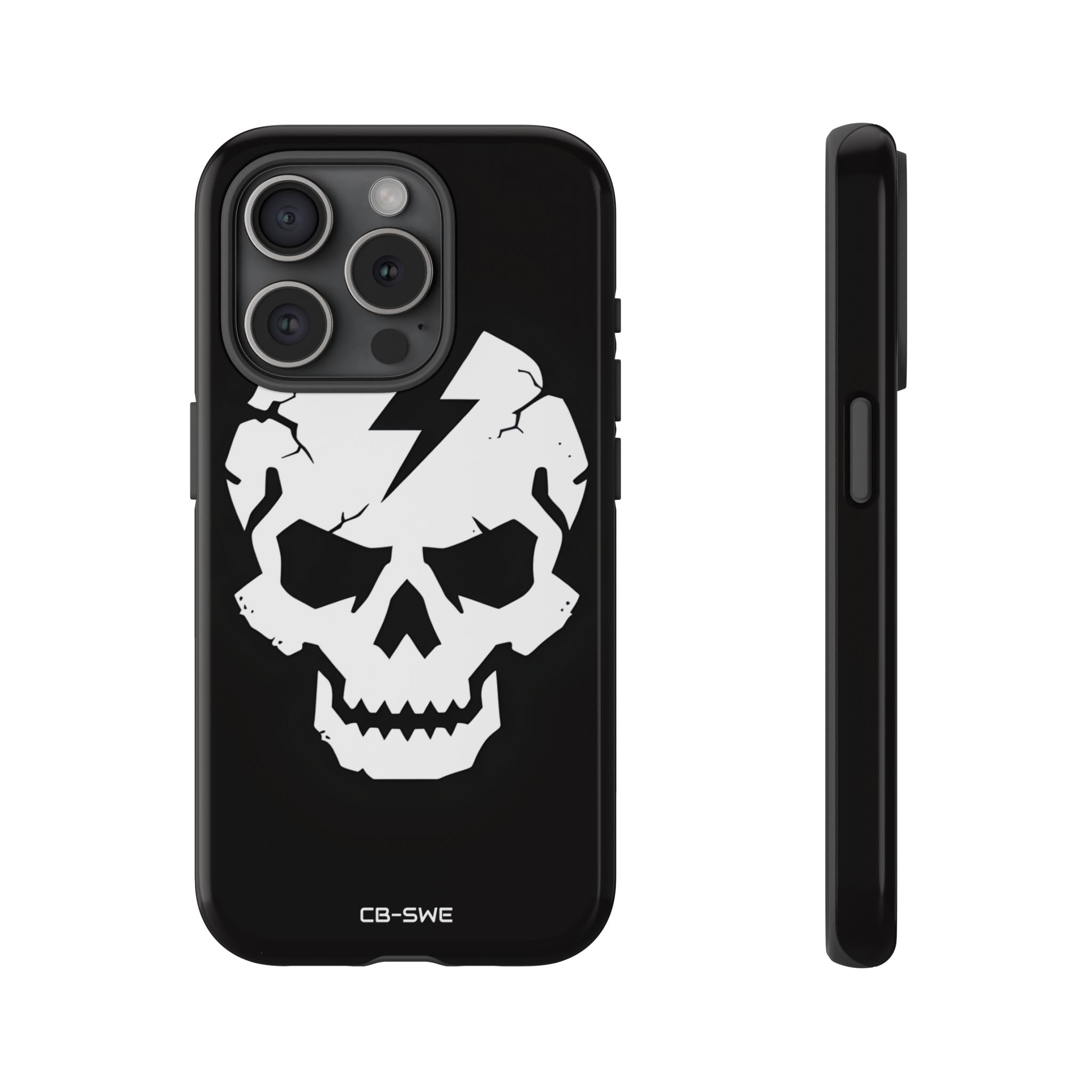 Cracked Skull Drama - iPhone Case