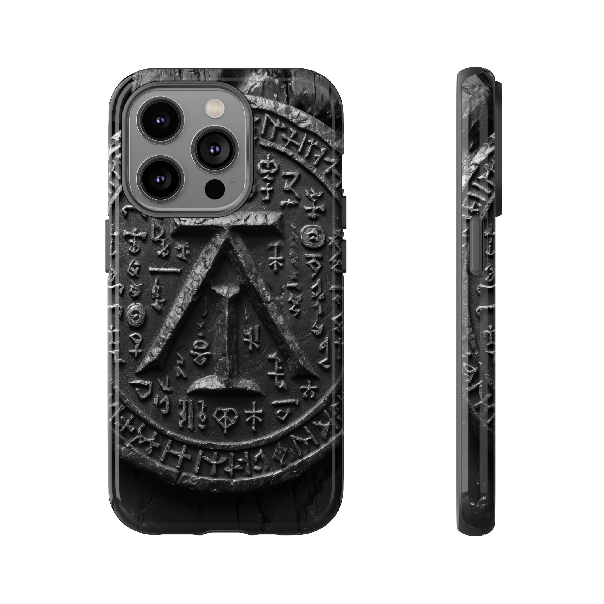 Norse Myth Runes Emblem - Protective Phone Case