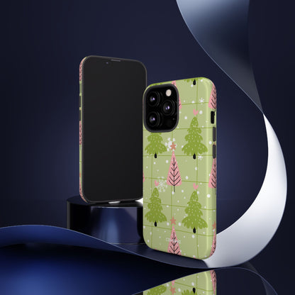 Whimsical Trees Dance - iPhone Case