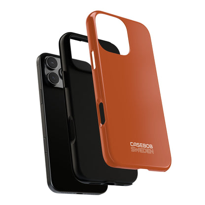 Gebrand oranje iPhone 16 - Tough
