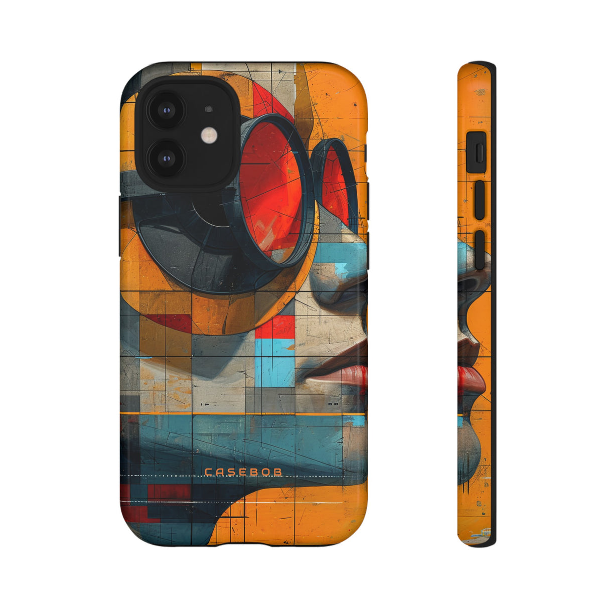 Cartoon Geometry Fusion - Protective Phone Case