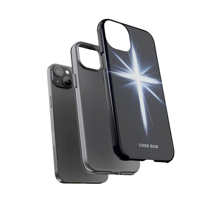 Glowing Crossburst iPhone 14 Plus Case - Tough