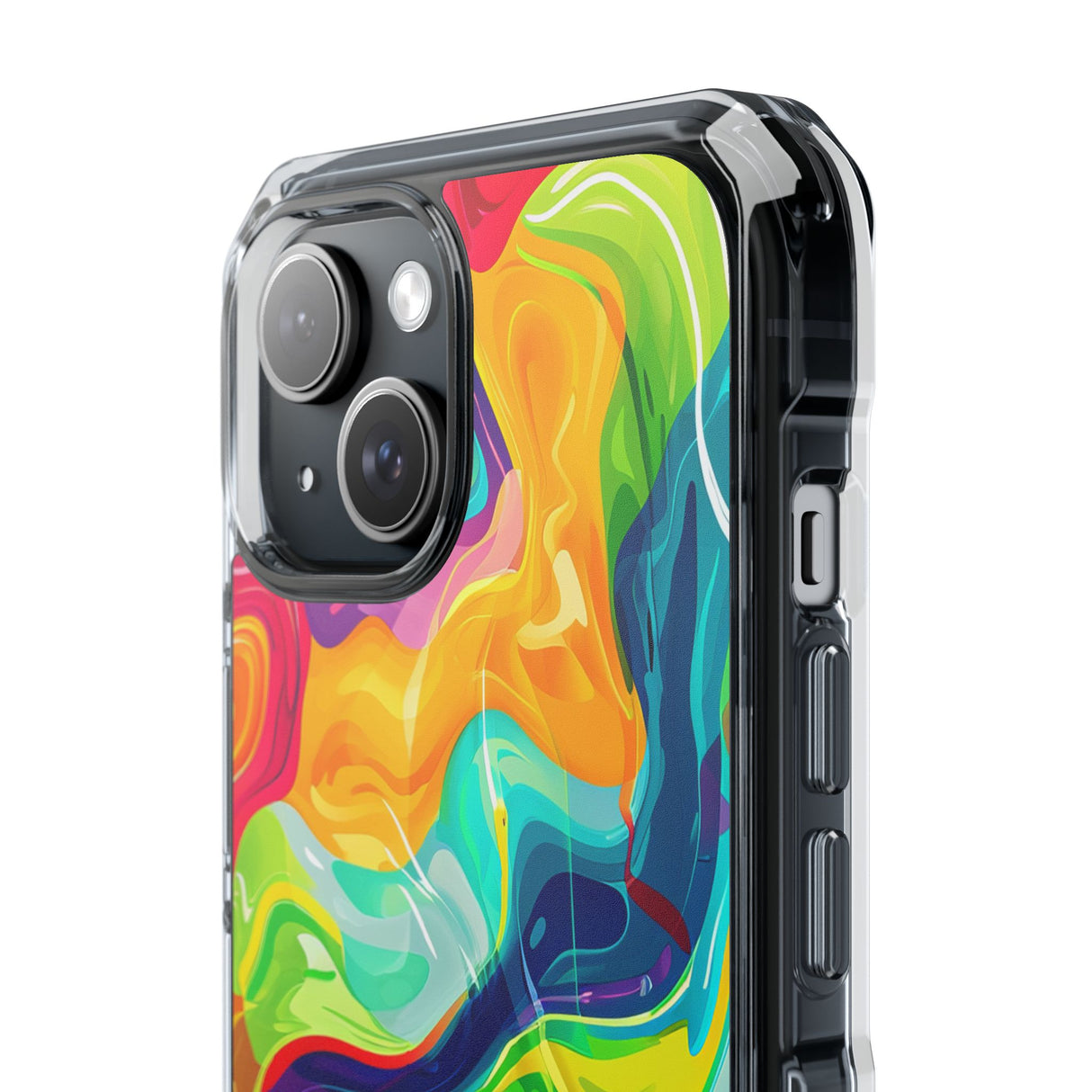 Bold Bright Patterns | Phone Case for iPhone (Clear Impact Case - Magnetic)