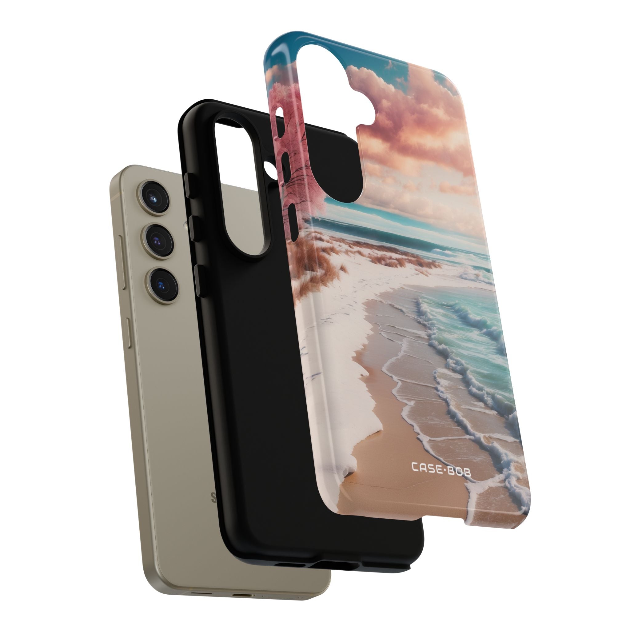 Pink Tree Breeze Samsung S24 Case - Tough