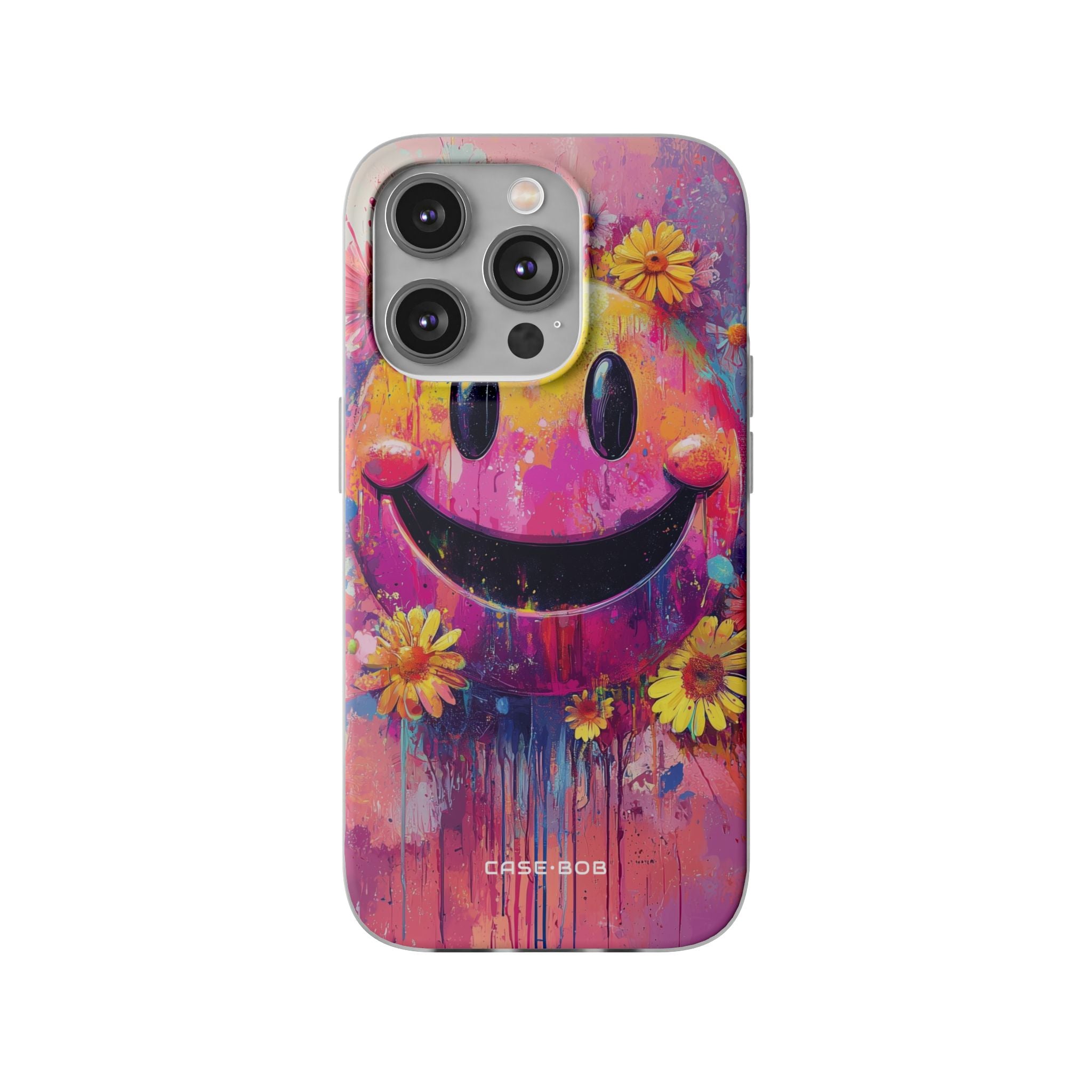 Smiley Bloom iPhone 14 Pro Case - Soft