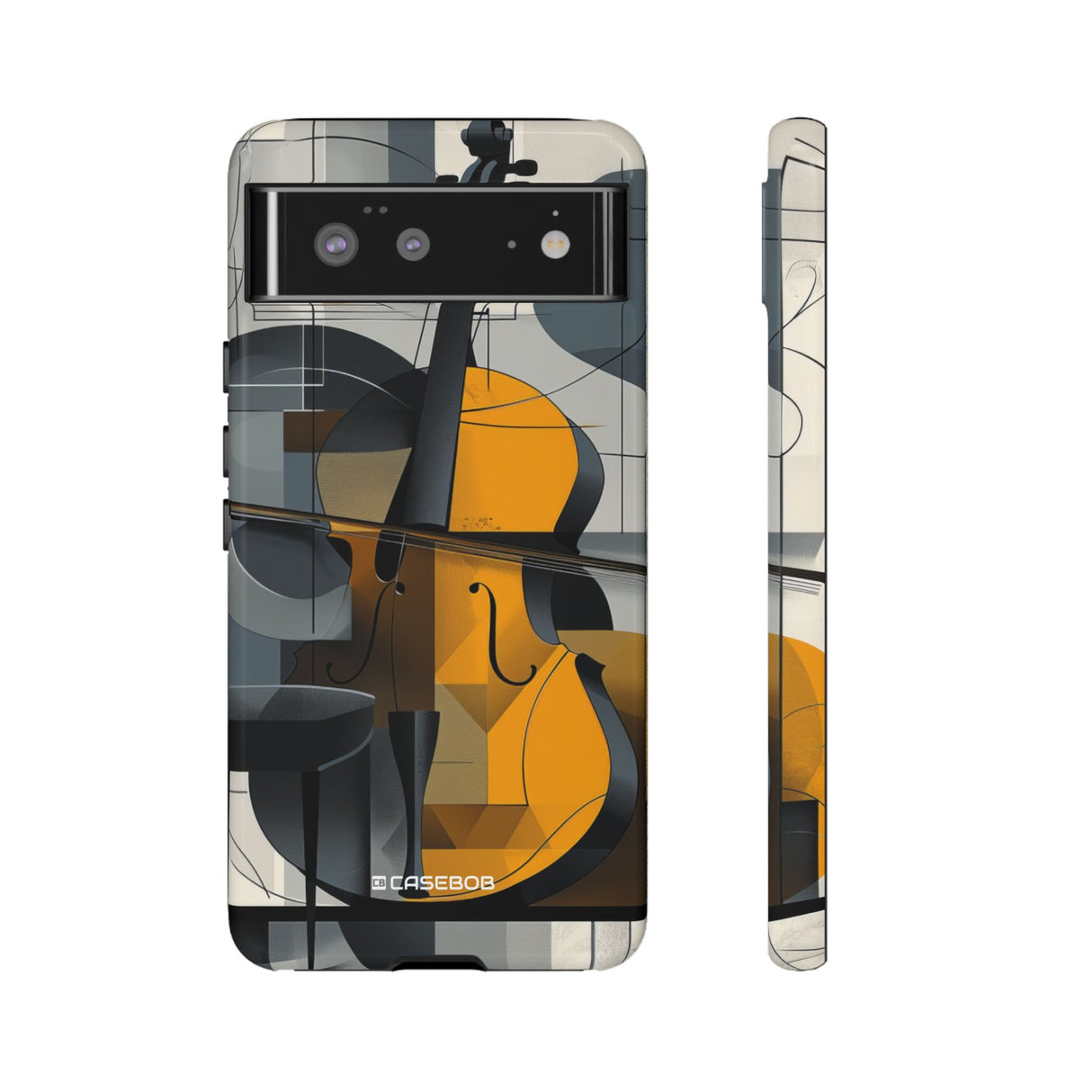 Cello Abstraction | Protective Phone Case for Google Pixel