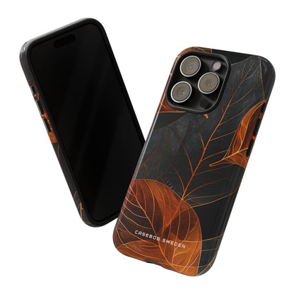 Autumn Leaf Elegance iPhone 15 - Tough Phone Case