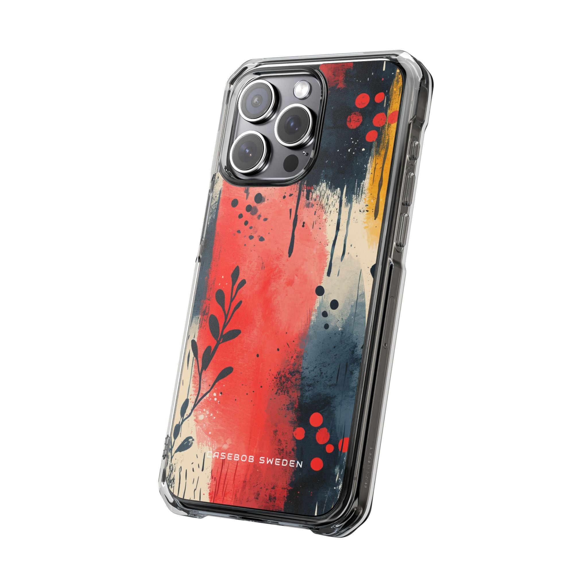 Vibrant Floral Energy iPhone 15 - Clear Impact Phone Case