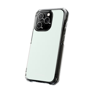 Mint Cream | Handyhülle für iPhone (Clear Impact Case – Magnetisch) 