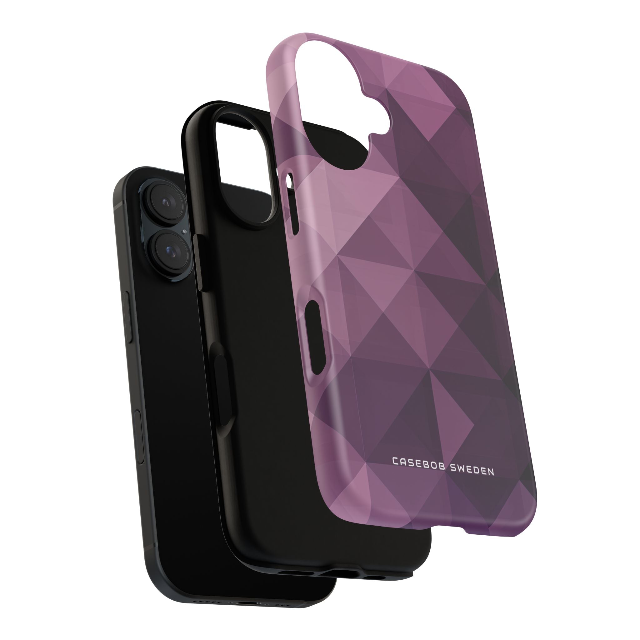 Gradient Purple Mosaic iPhone 16 - Tough Phone Case