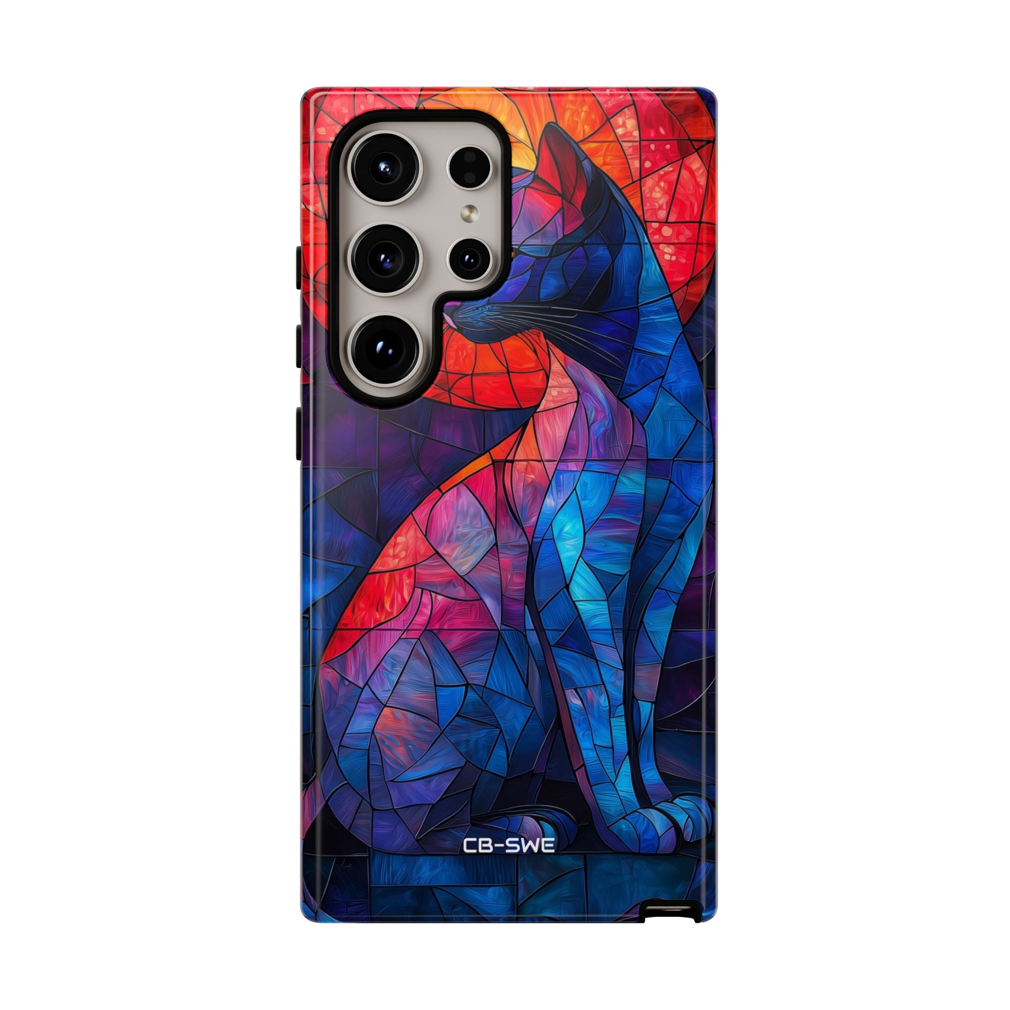 Cat Silhouettes Glow - Samsung Case