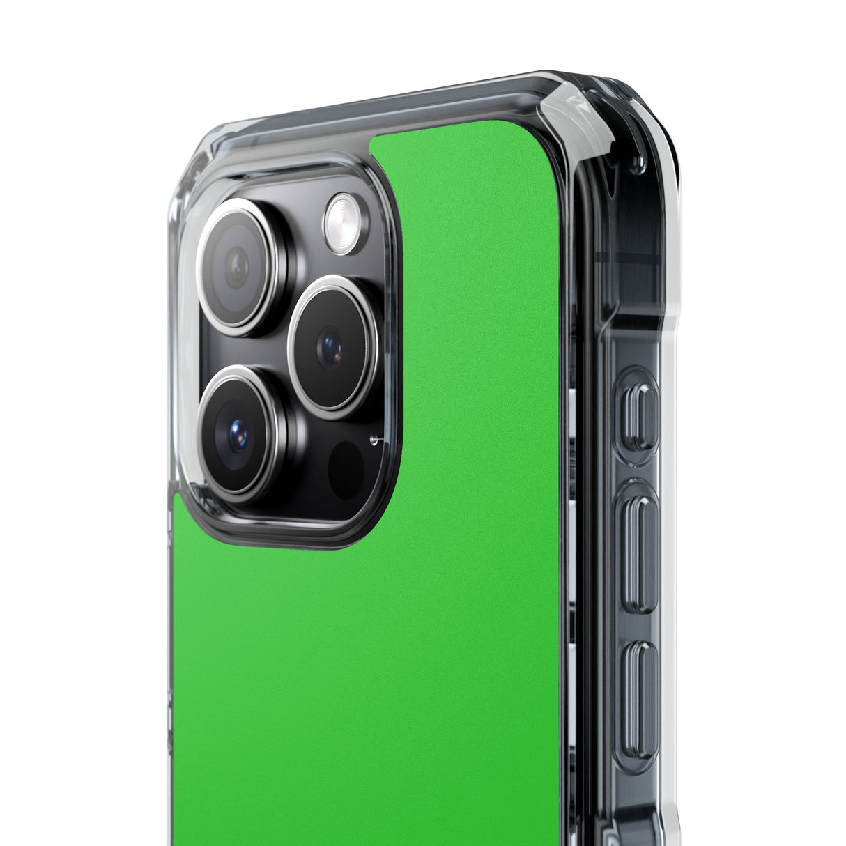 Lime Green | Phone Case for iPhone (Clear Impact Case - Magnetic)