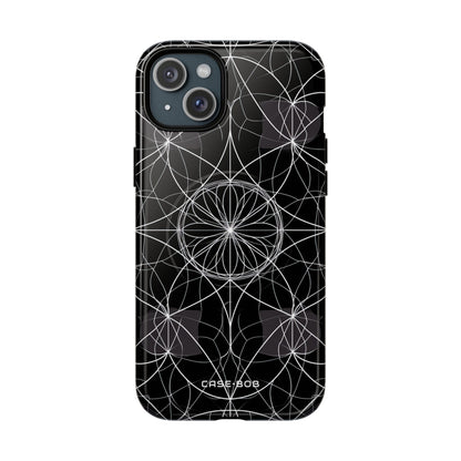 Radiant Petal Orbit iPhone 15 Plus Case - Tough+