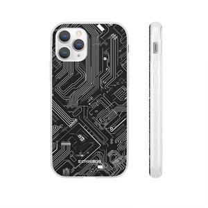 Cyber ​​Circuitry Art | Flexible Handyhülle für iPhone