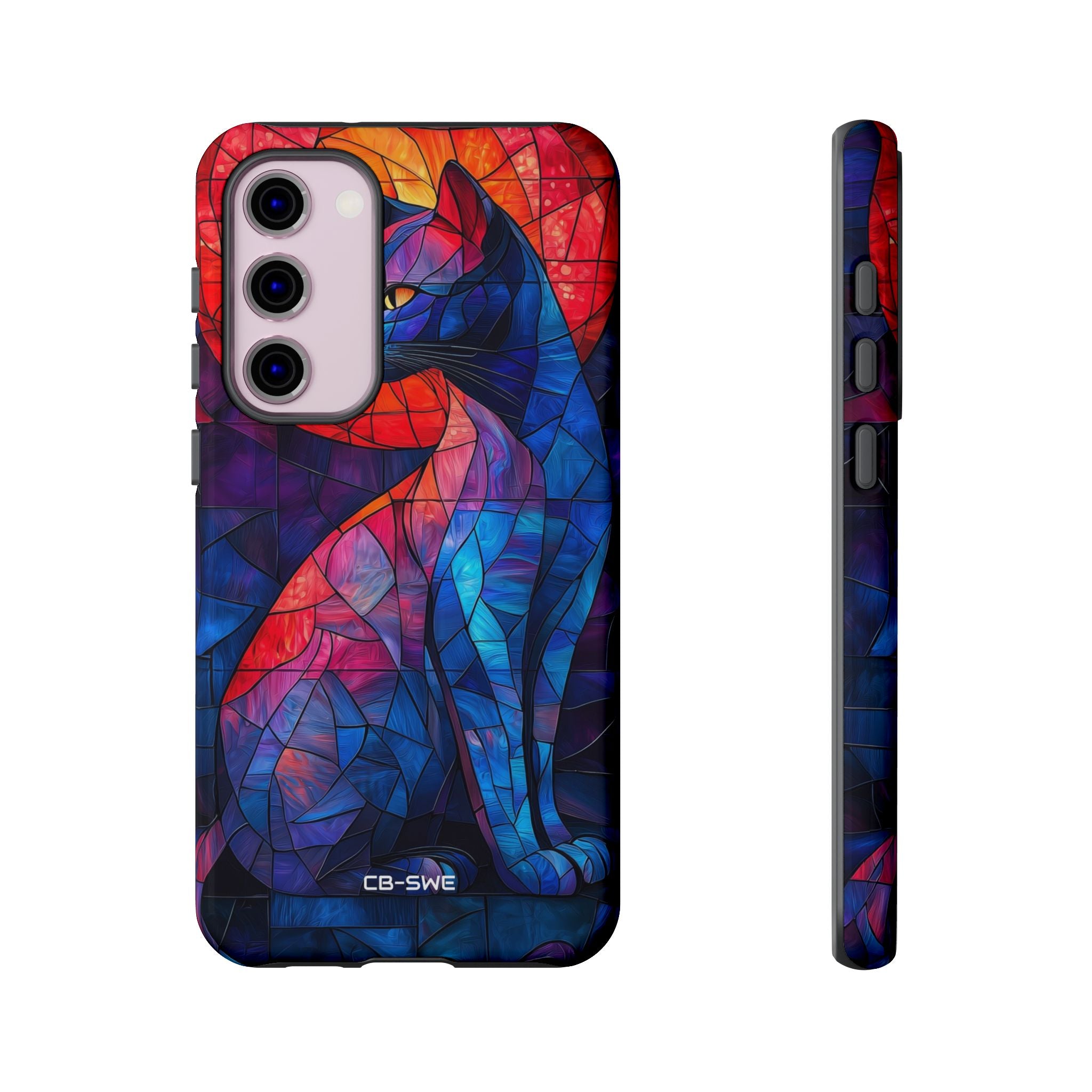 Cat Silhouettes Glow - Samsung Case