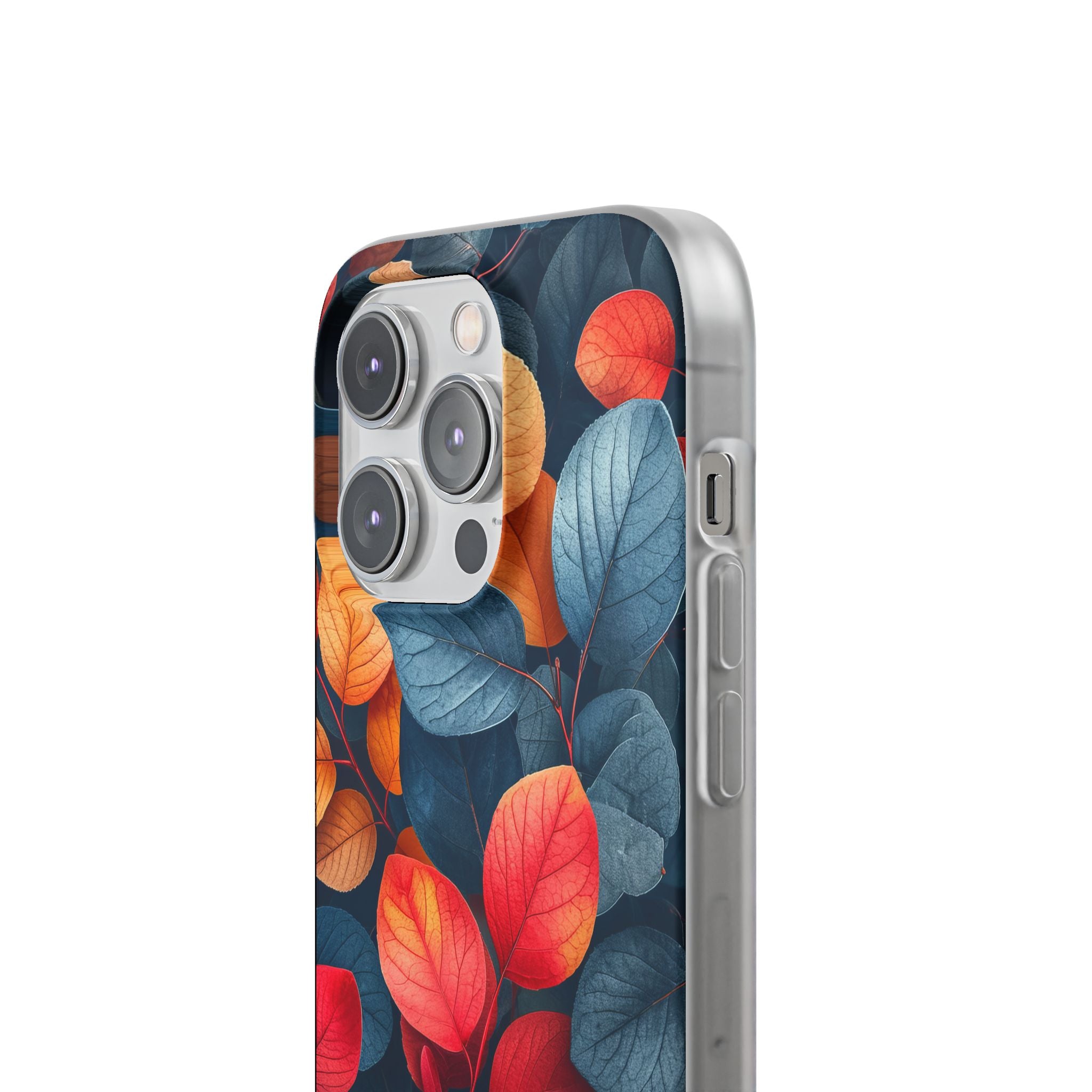 Vibrant Nature Leaves - Flexi iPhone 14 Phone Case