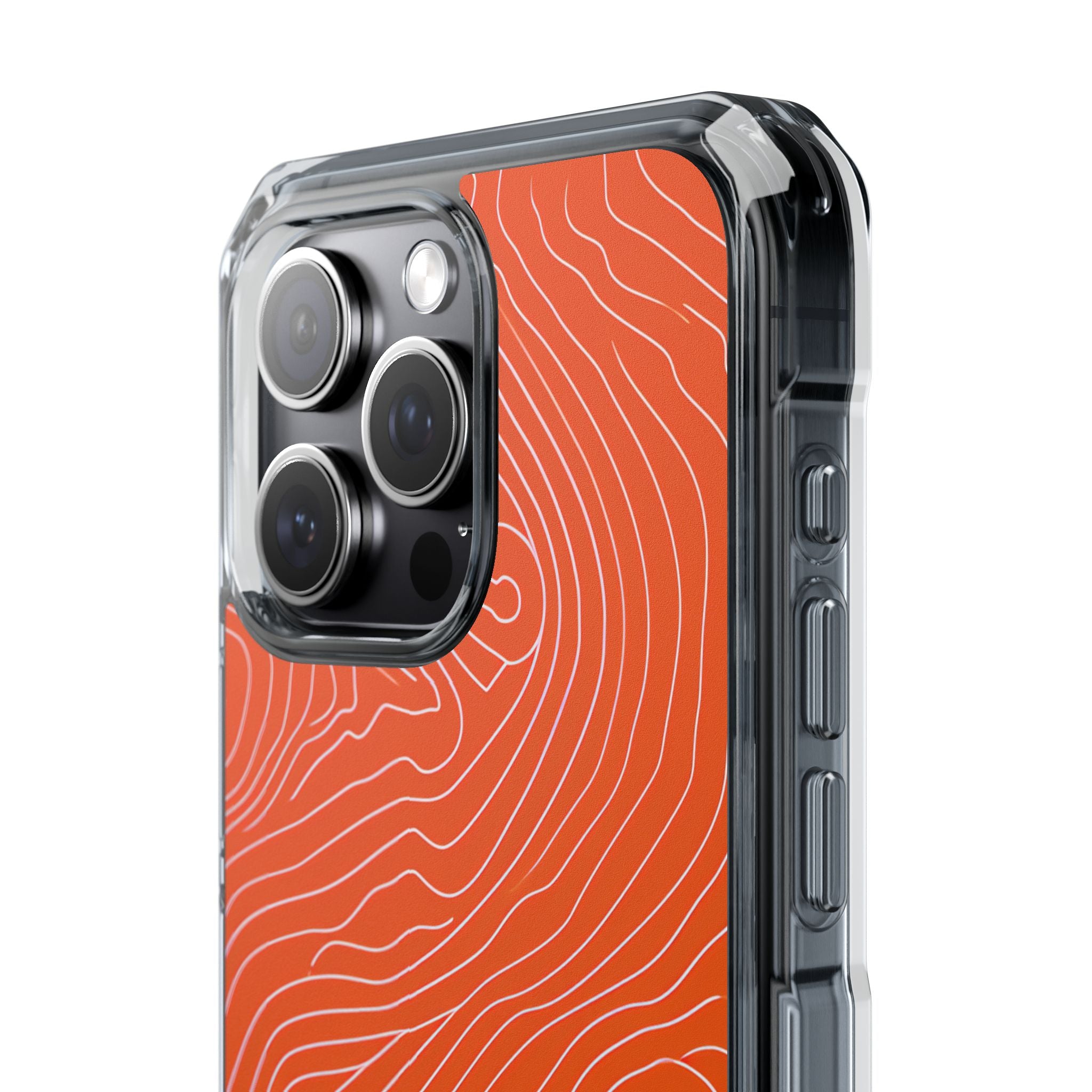 Pantone Tangerine  - Clear Impact Case for iPhone