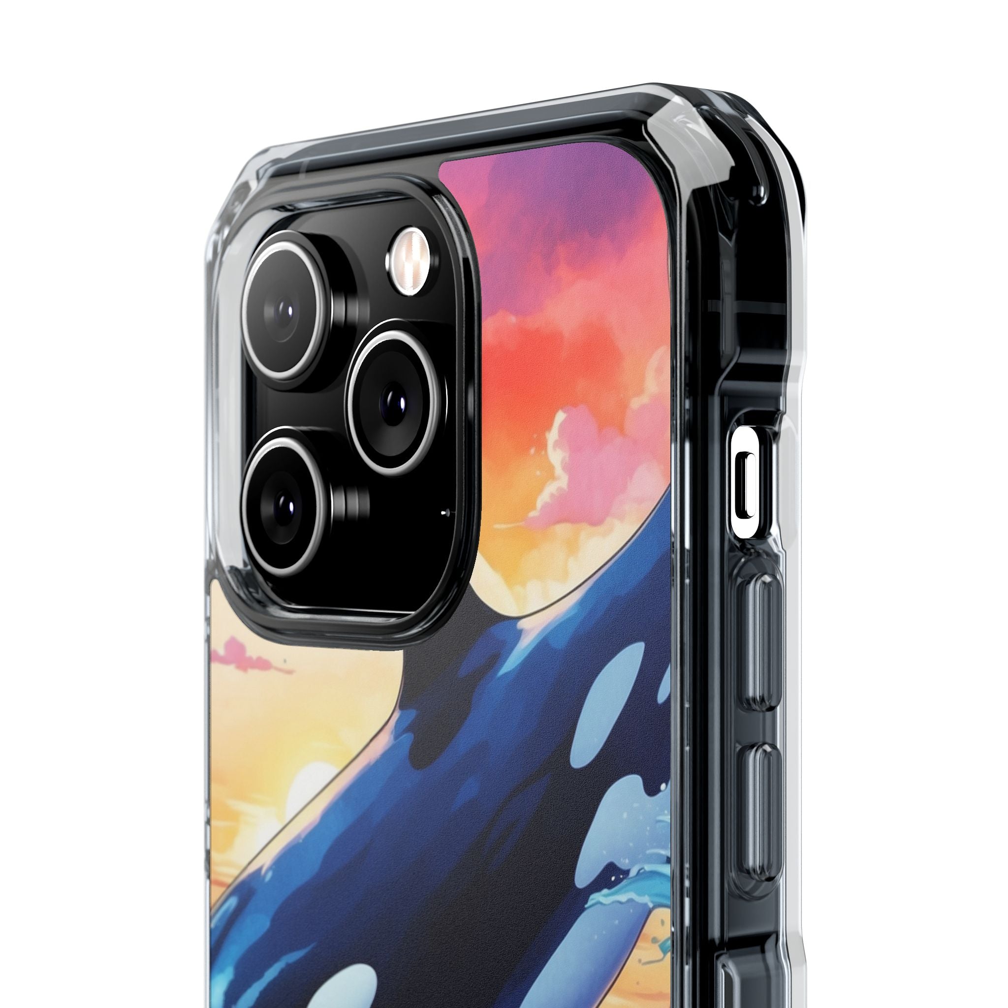 Orca Leaps Joyfully iPhone Case - Impact
