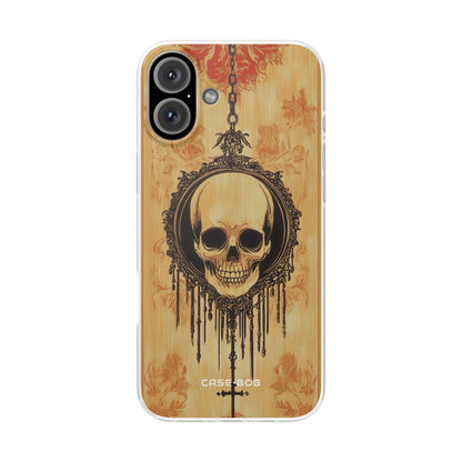 Skull Pendant iPhone 16 Plus Case - Soft