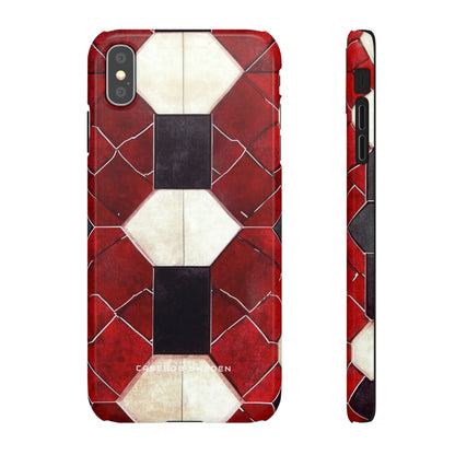 Gothic Hexagon Symmetry  iPhone X - Slim Phone Case