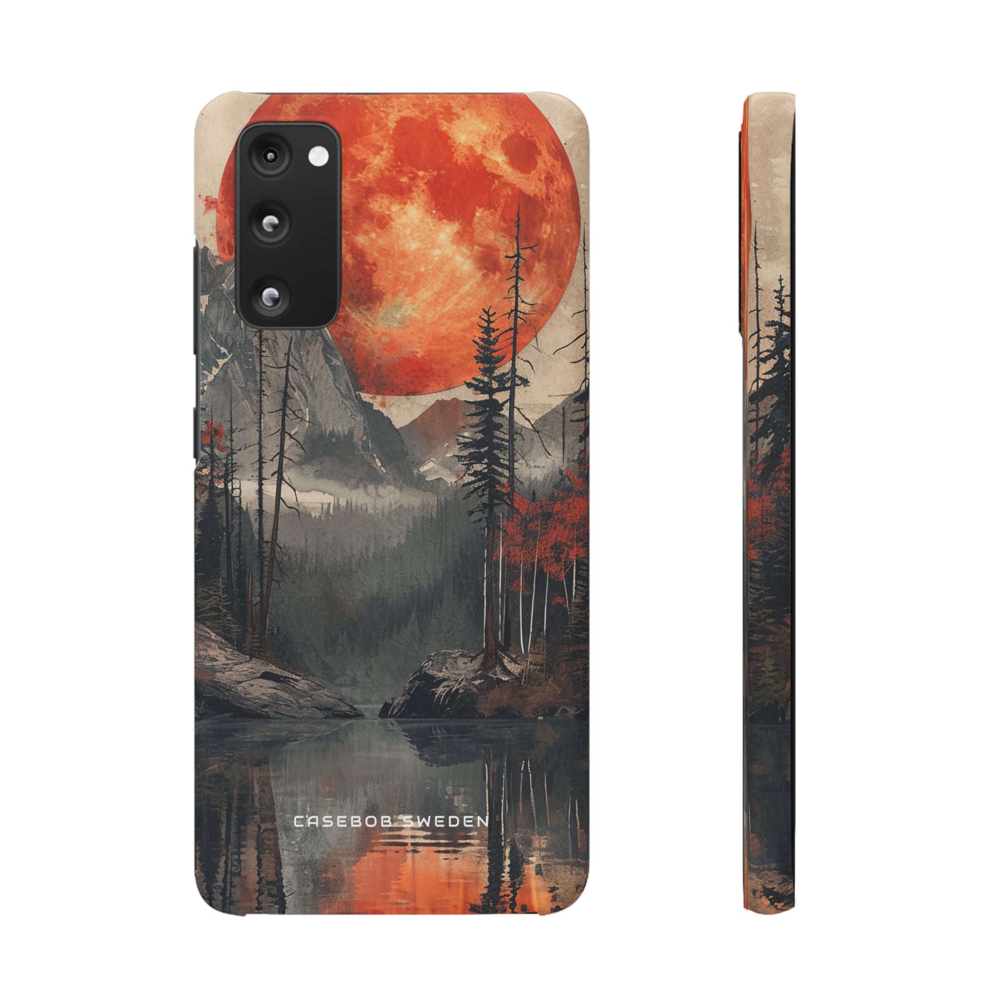 Celestial Glow Over Reflective Landscape Samsung S20 - Slim Phone Case