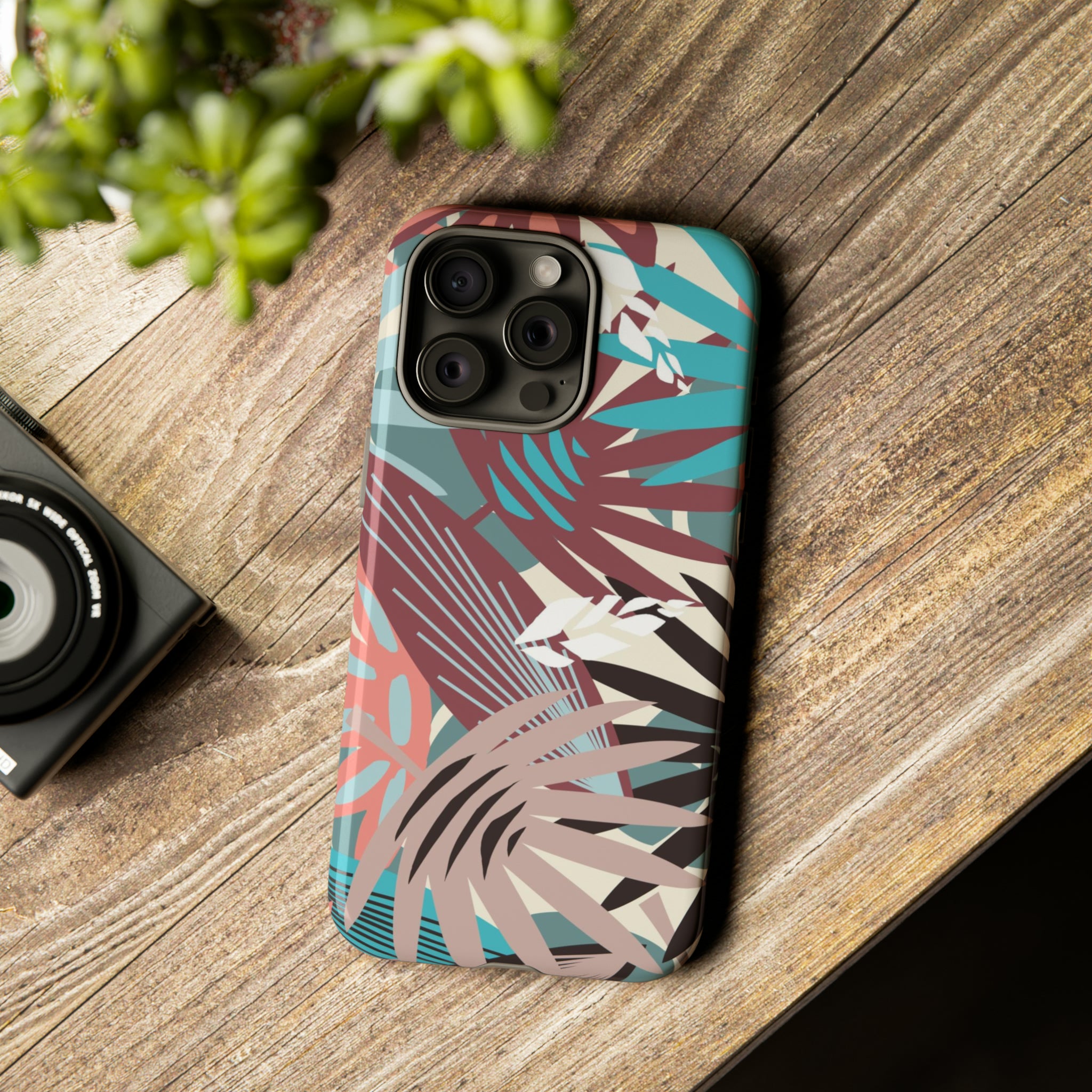 Tropical Leaf Jazz - Protective Phone Case