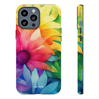 Vibrant Floral Symphony - iPhone Case