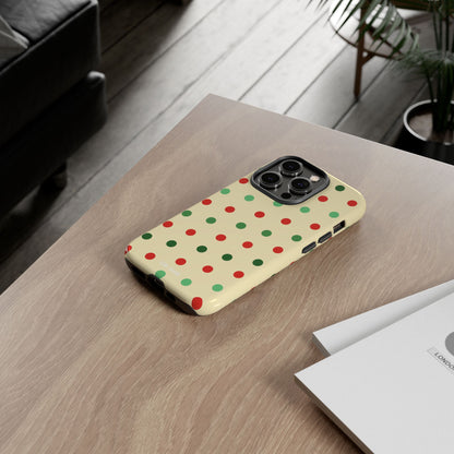 Colorful Dots Dance - iPhone Case