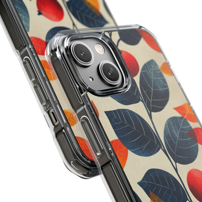 Autumn Nature Pattern - Clear Impact iPhone 14 Phone Case