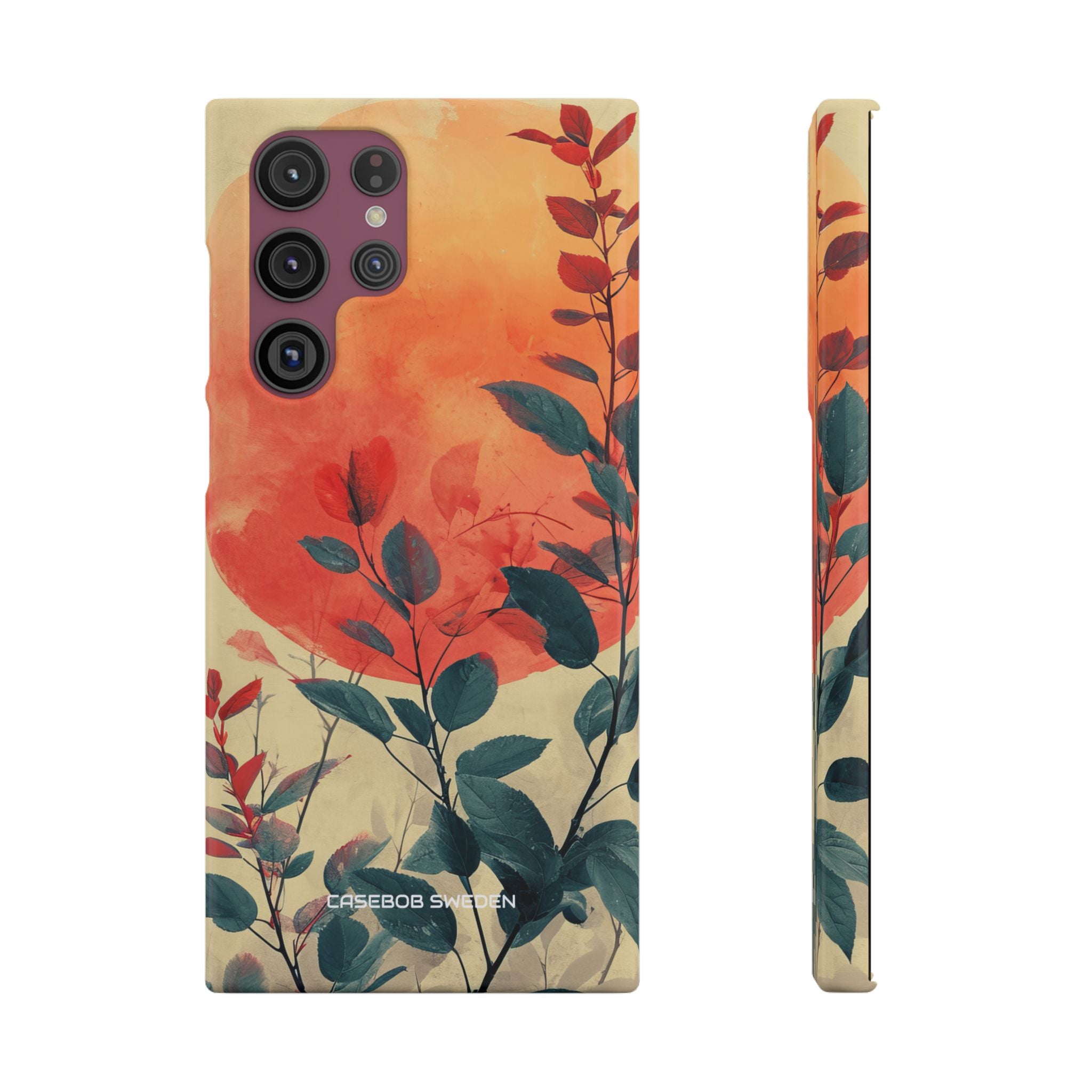 Orange Sun Harmony - Slim Samsung S22 Phone Case