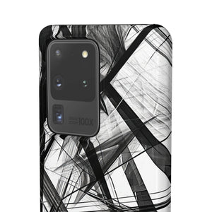 Monochrome Chaos | Slim Phone Case for Samsung