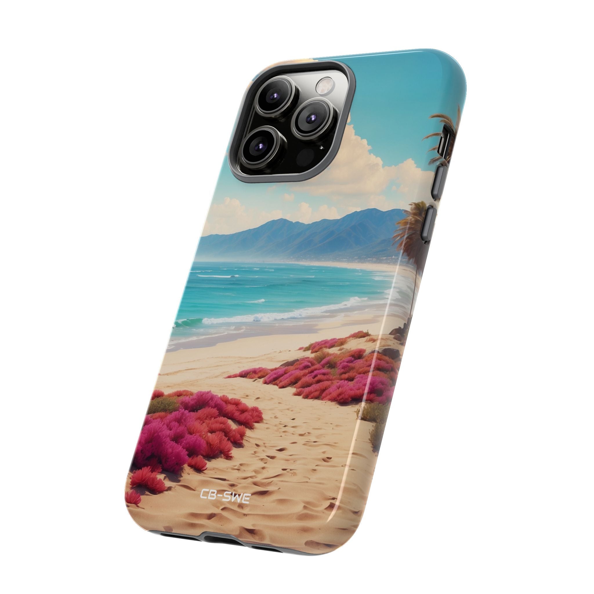 Footprints Trace Sand - iPhone Case