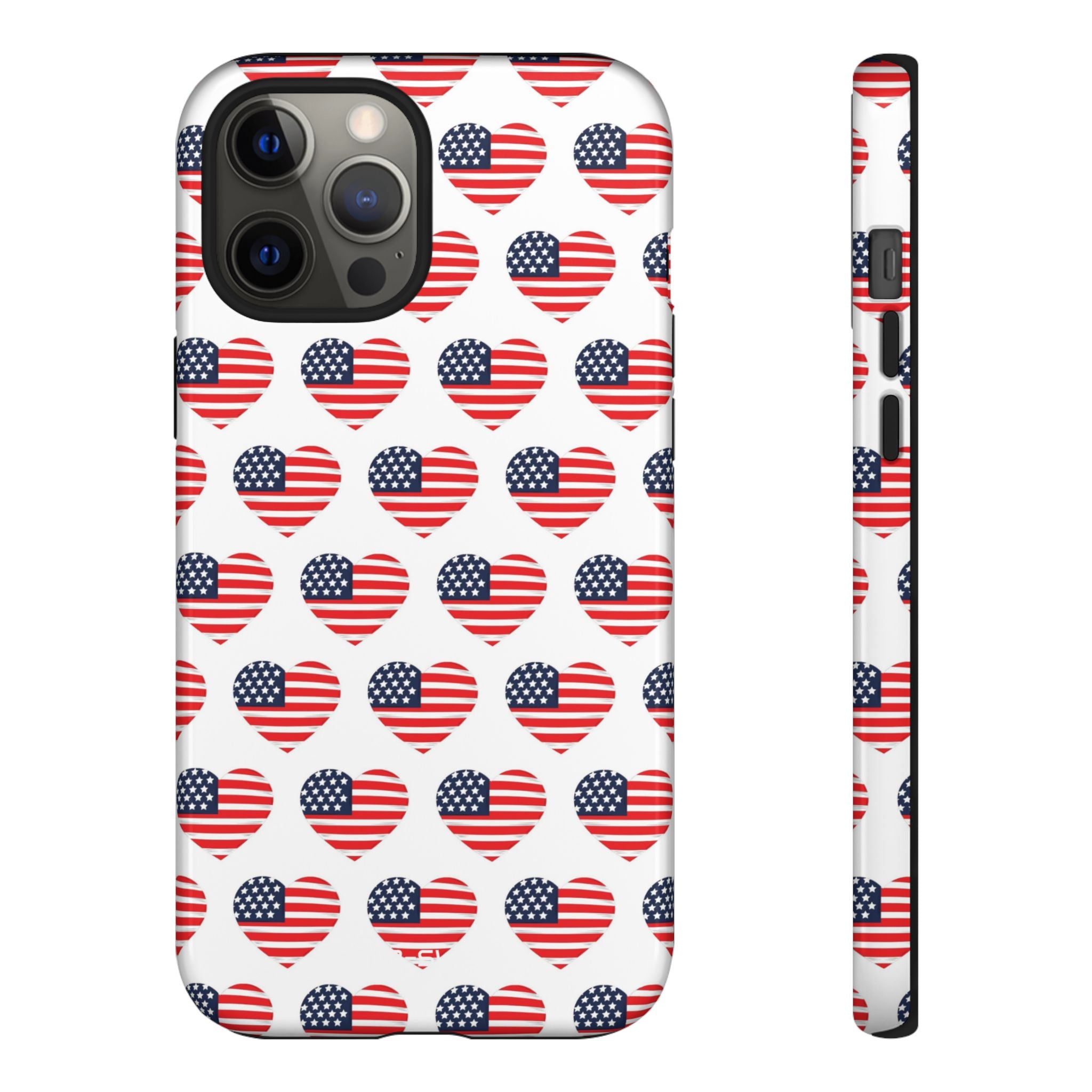 Hearts Embrace Freedom - iPhone Case