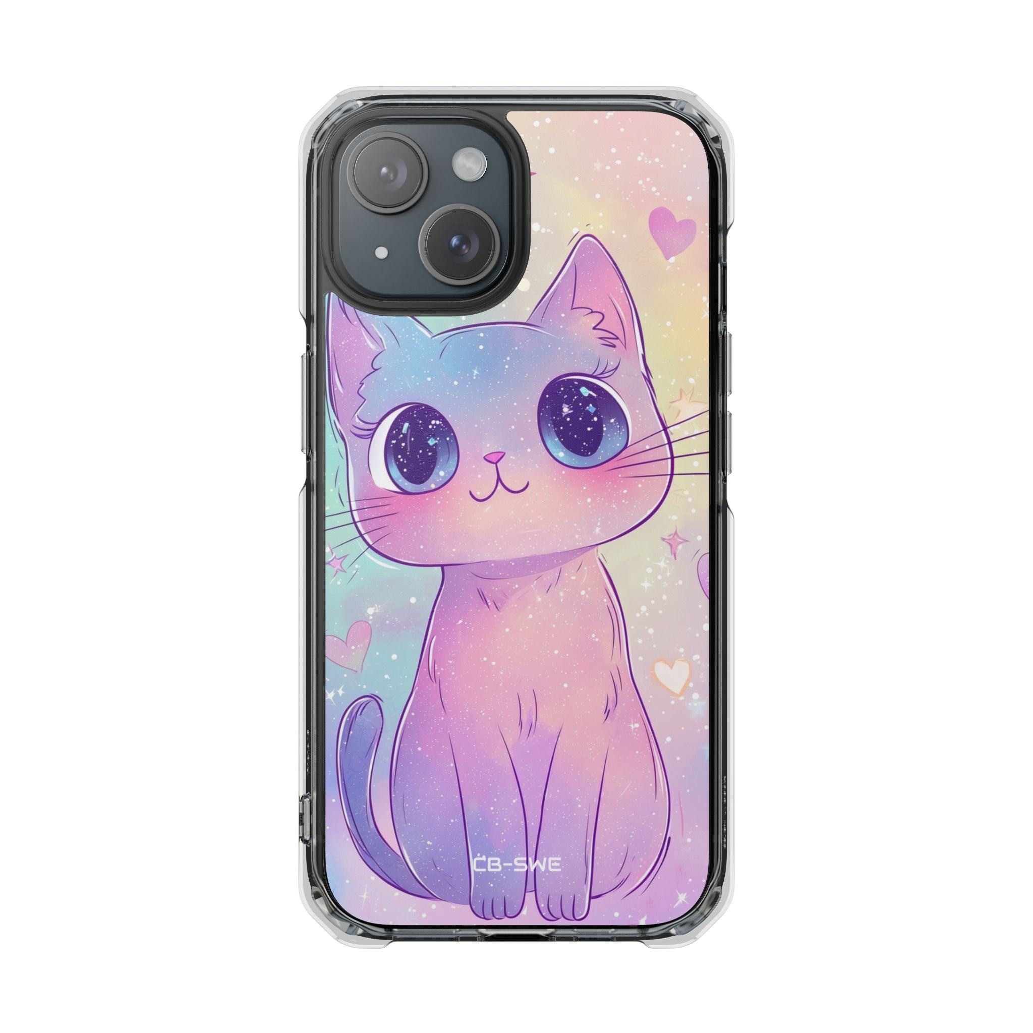 Sparkling Cat Smiles iPhone Case - Impact