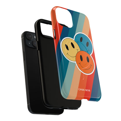 Triple Smile Breeze iPhone 15 Plus Case - Tough+