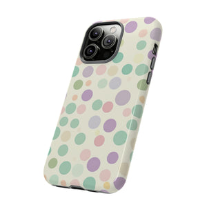 Polka Dot Pastel Harmony - Schutzhülle fürs Handy