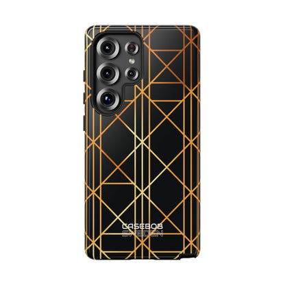 Eleganza Geometrica Dorata Samsung S25 - Tough